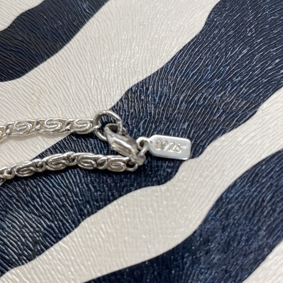 Spiral Link Sterling Silver Chain. Delicate Look but Beautiful Handcrafted Link - Picture 8 of 8